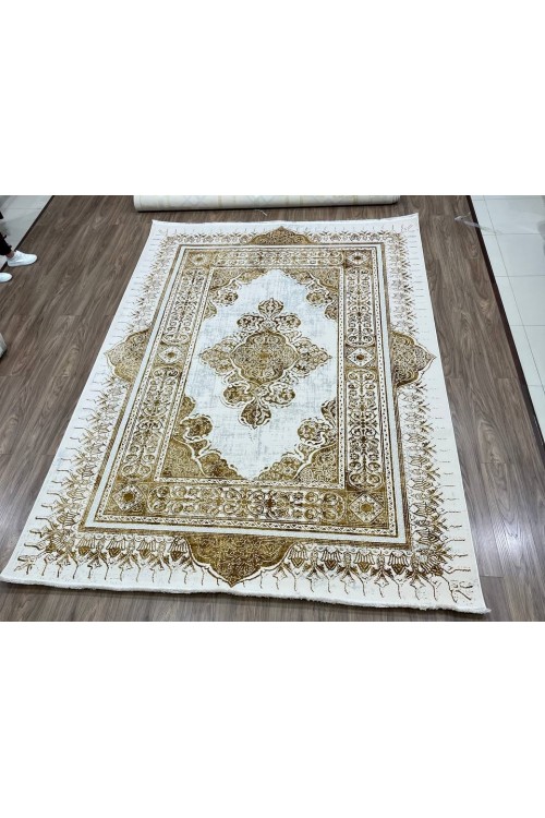 Иранский ковер Monako (Iran) 005 Золотой-кремовый